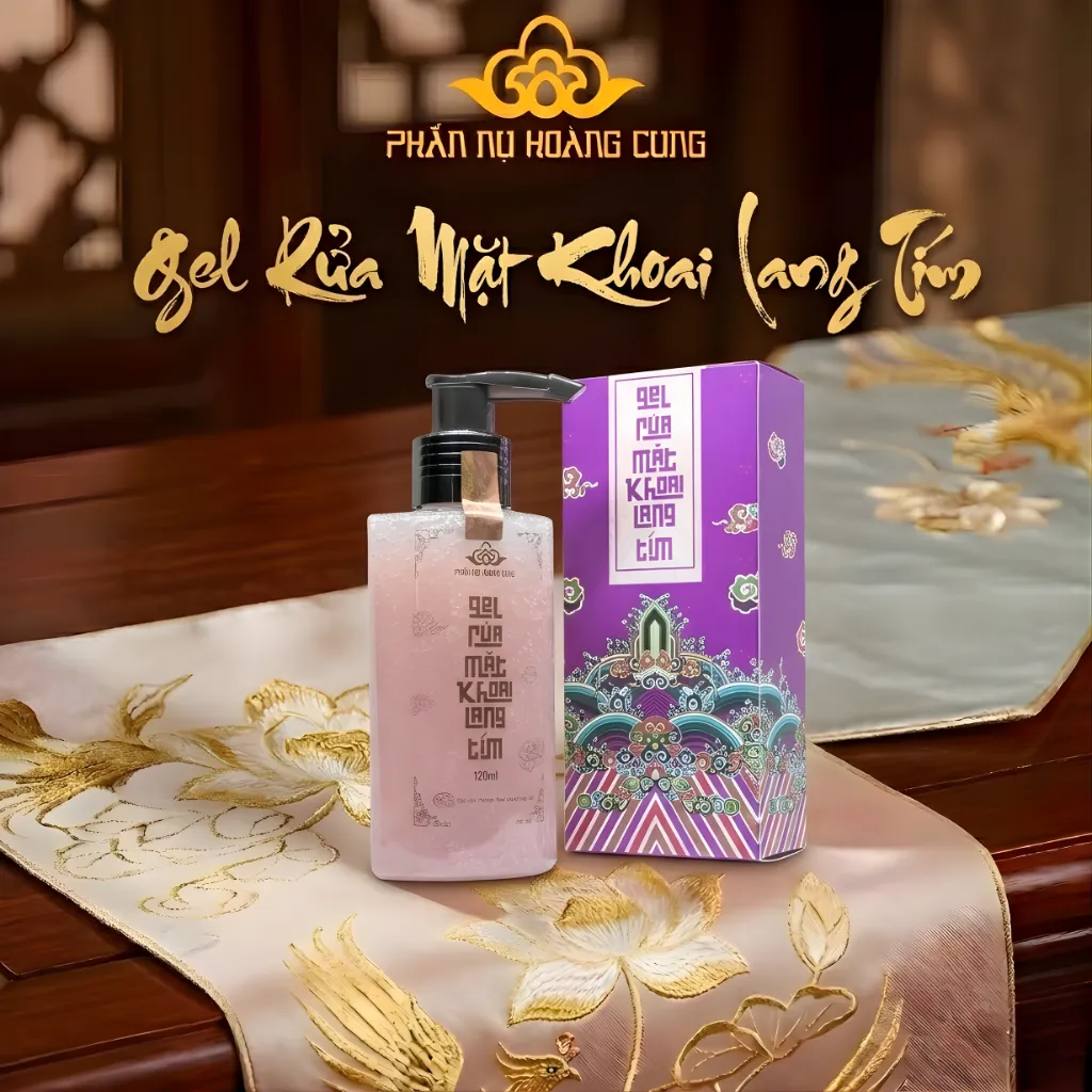 Gel rửa mặt khoai lang