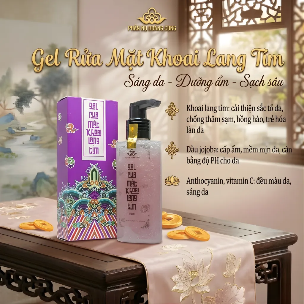 Gel rửa mặt khoai lang - Ảnh 2