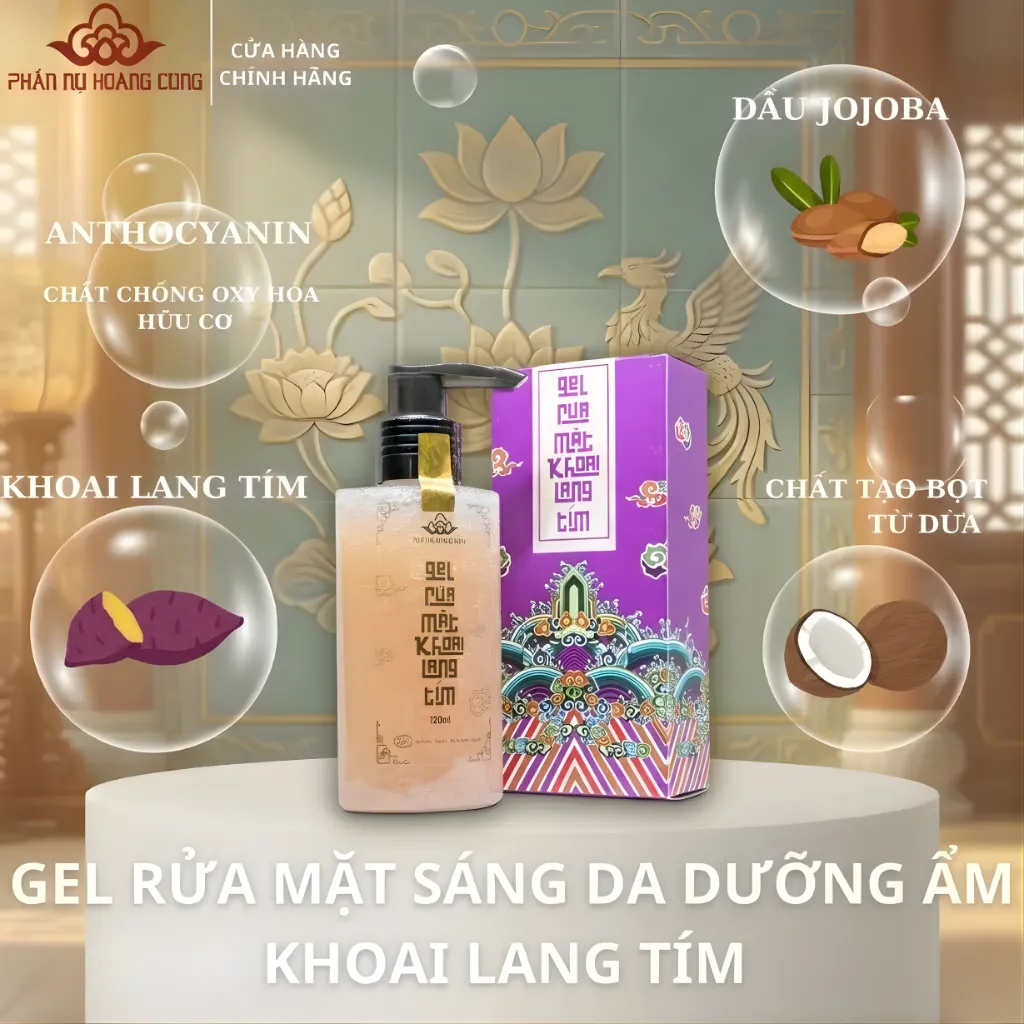 Gel rửa mặt khoai lang - Ảnh 3