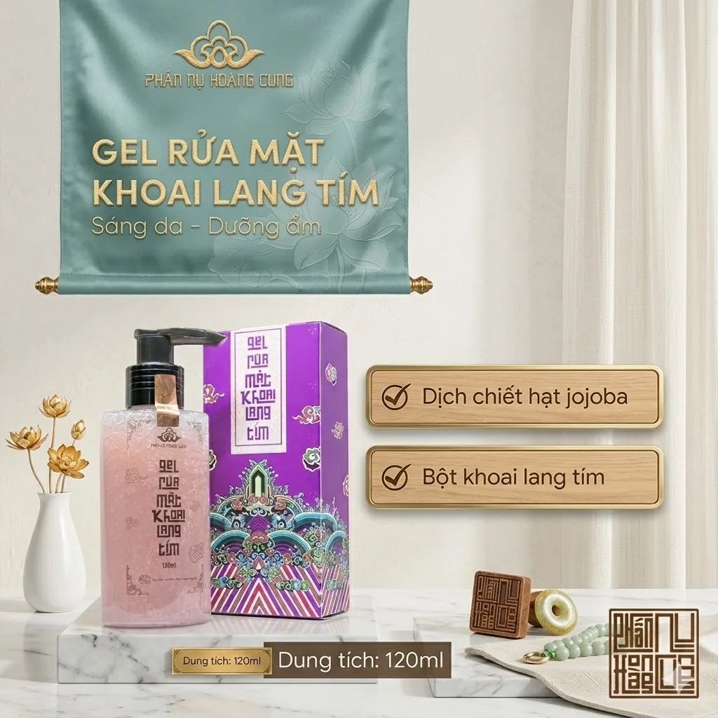 Gel rửa mặt khoai lang - Ảnh 4