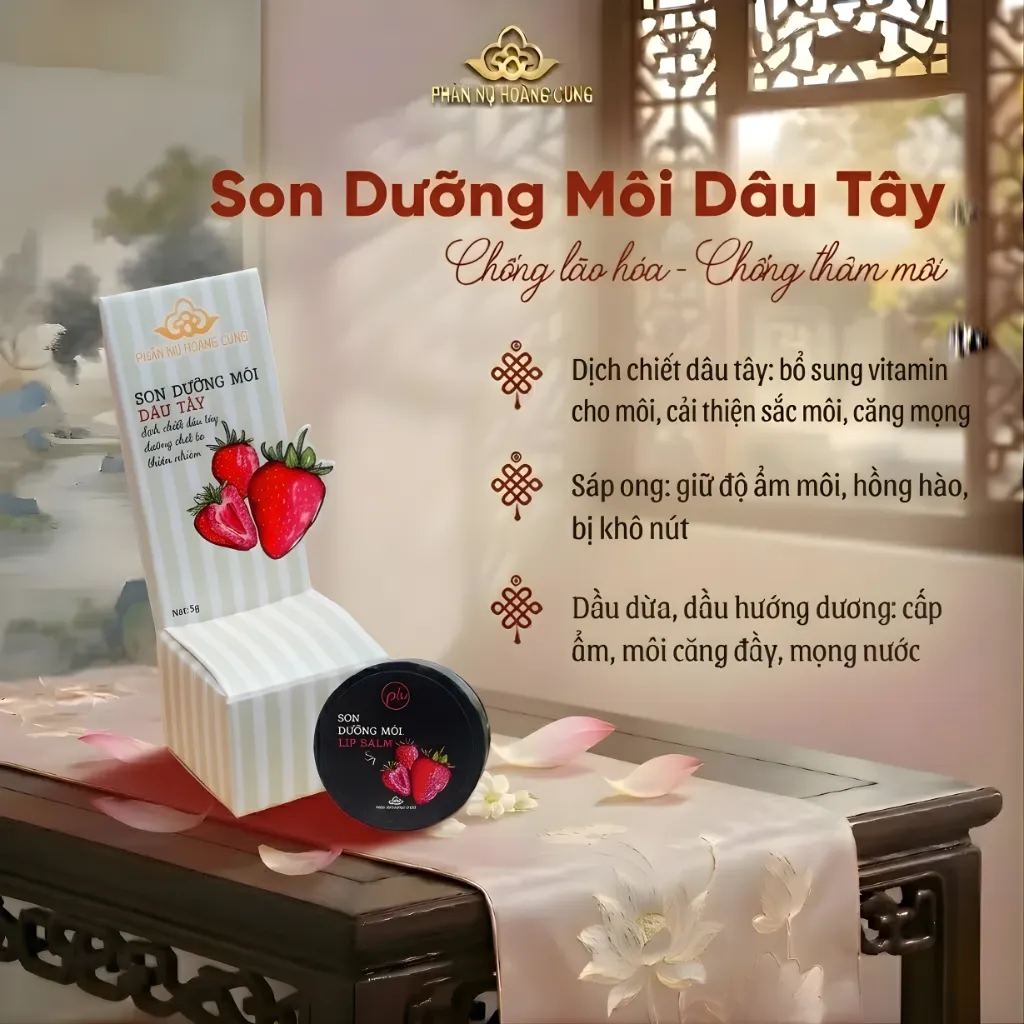 Son dưỡng dâu tây - Ảnh 2